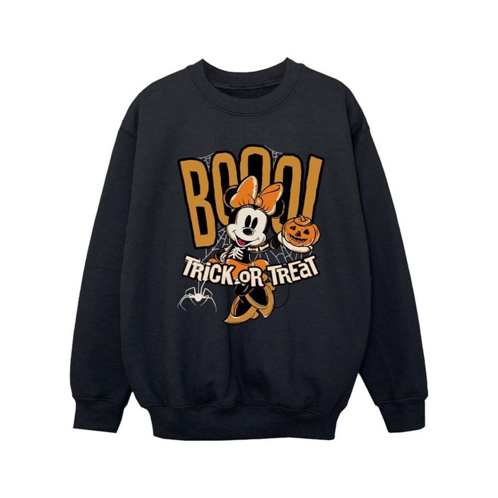 Minnie Mouse Girls Boo Sweatshirt / Black